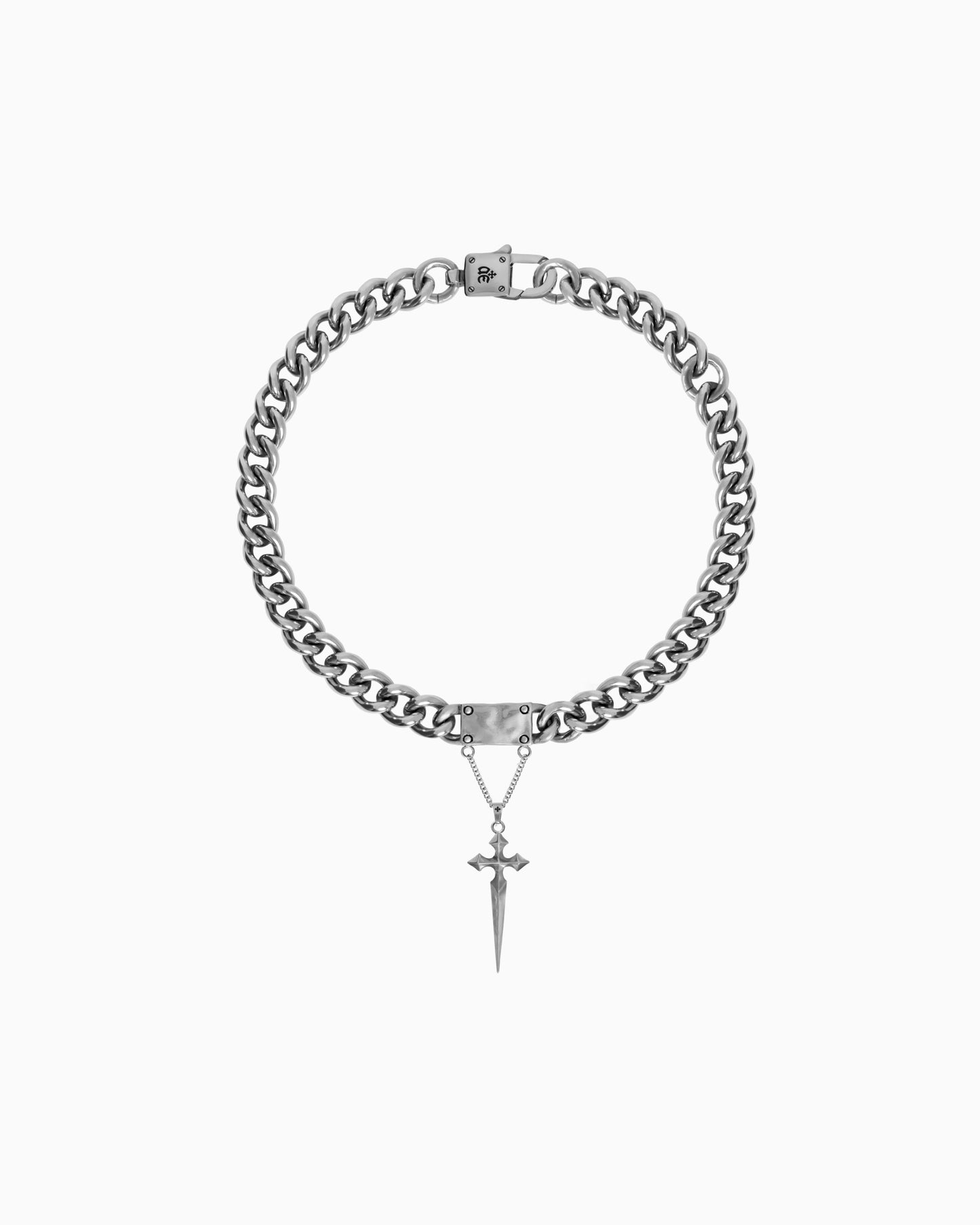 Vigil Necklace-Pendant Necklaces- Silver - Medium - Ask & Embla