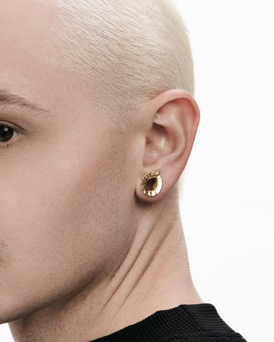 Ombria Teardrop Tunnels-Tunnels- Gold - 8mm (0g) - Ask & Embla