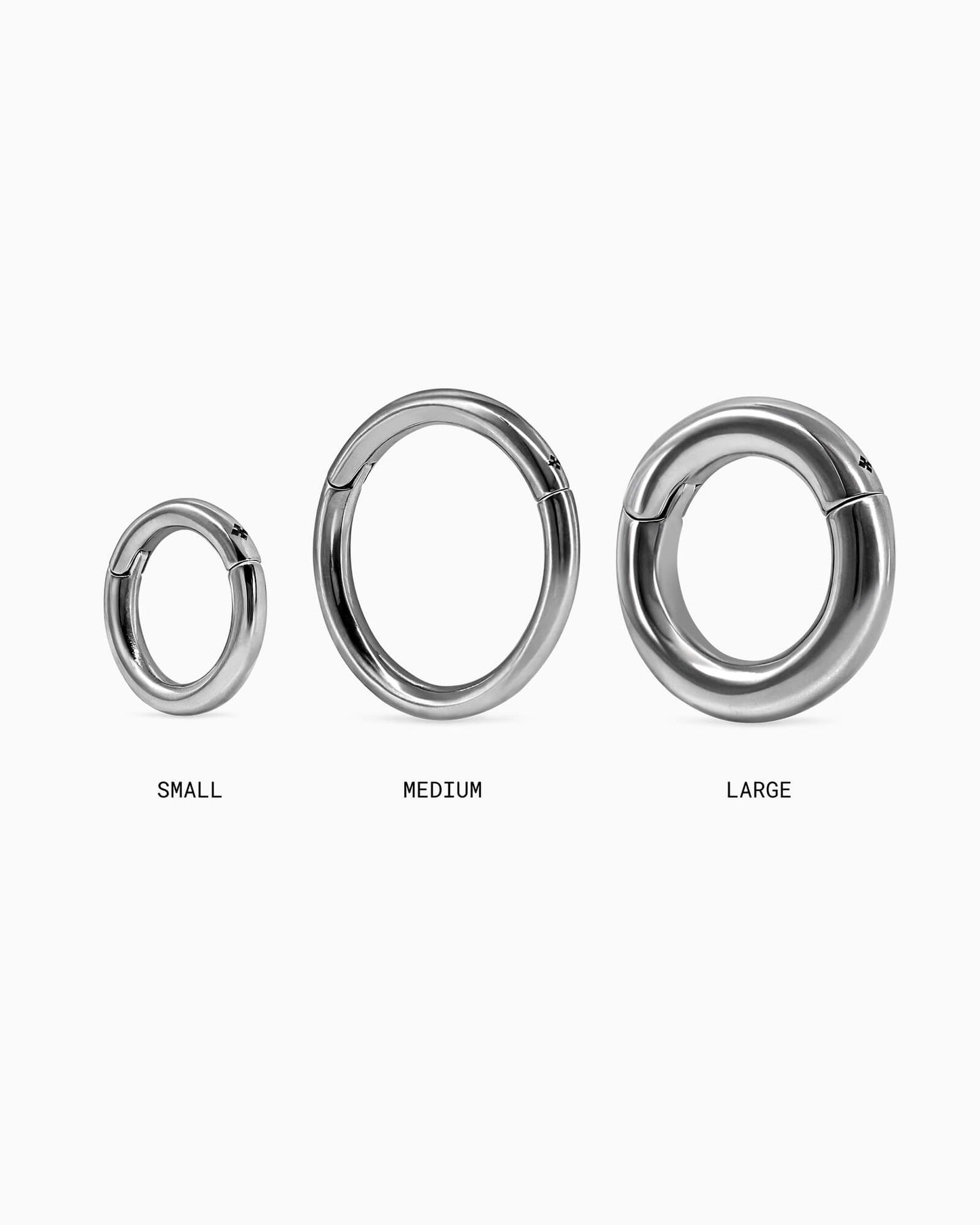 Classic Halo Hangers (Small)-Clicker Hangers- Silver - Small (8g) - Ask & Embla