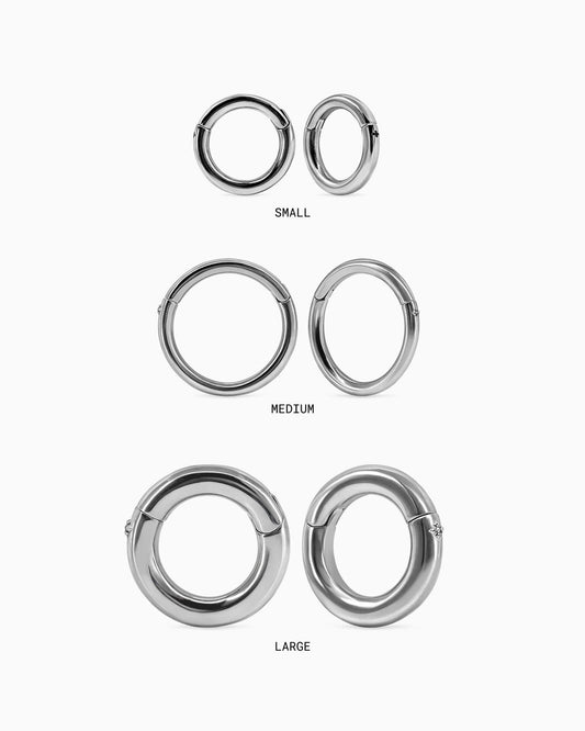 Halo Hangers - Medium-Clicker Hangers- Silver - Medium - Ask & Embla