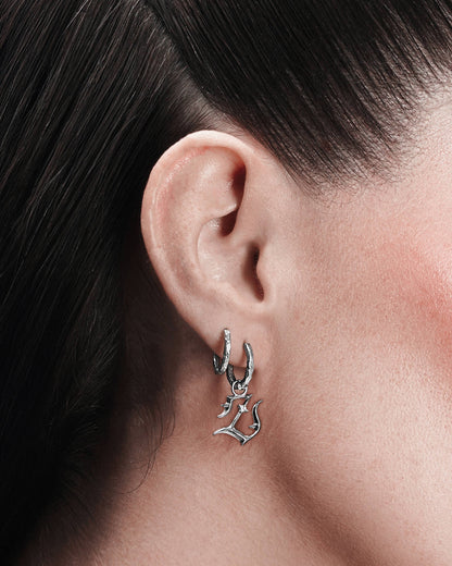 Synthesis Earrings No. 1 – 925 Silver-Ear Huggies- Gold - - Ask & Embla