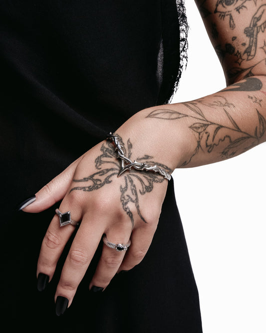 Elysian Arm Cuff-Bangles- Silver - Small - Ask & Embla