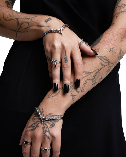 Elysian Arm Cuff-Bangles- Silver - Small - Ask & Embla