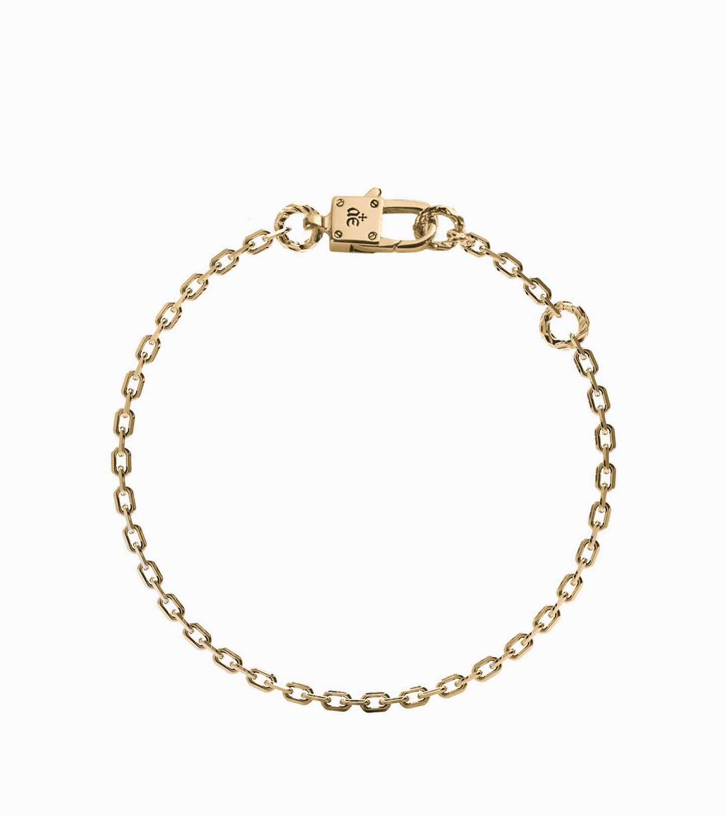 925 Silver Synth Bracelet-Chain Bracelet- Gold - Small - Ask & Embla