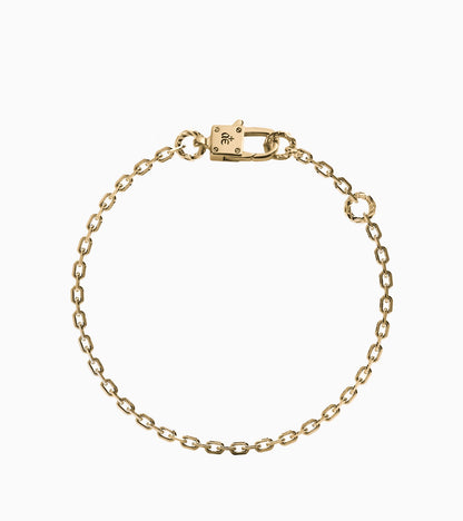 925 Silver Synth Bracelet-Chain Bracelet- Gold - Small - Ask & Embla