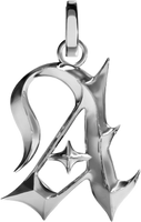 Blackletter Charms - A - Silver