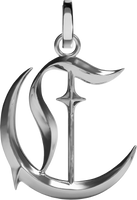 Blackletter Charms - C - Silver
