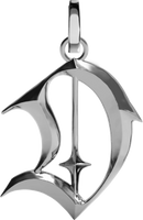 Blackletter Charms - D - Silver