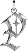 Blackletter Charms - P - Silver