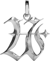 Blackletter Charms - U - Silver