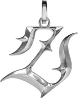 Blackletter Charms - Z - Silver
