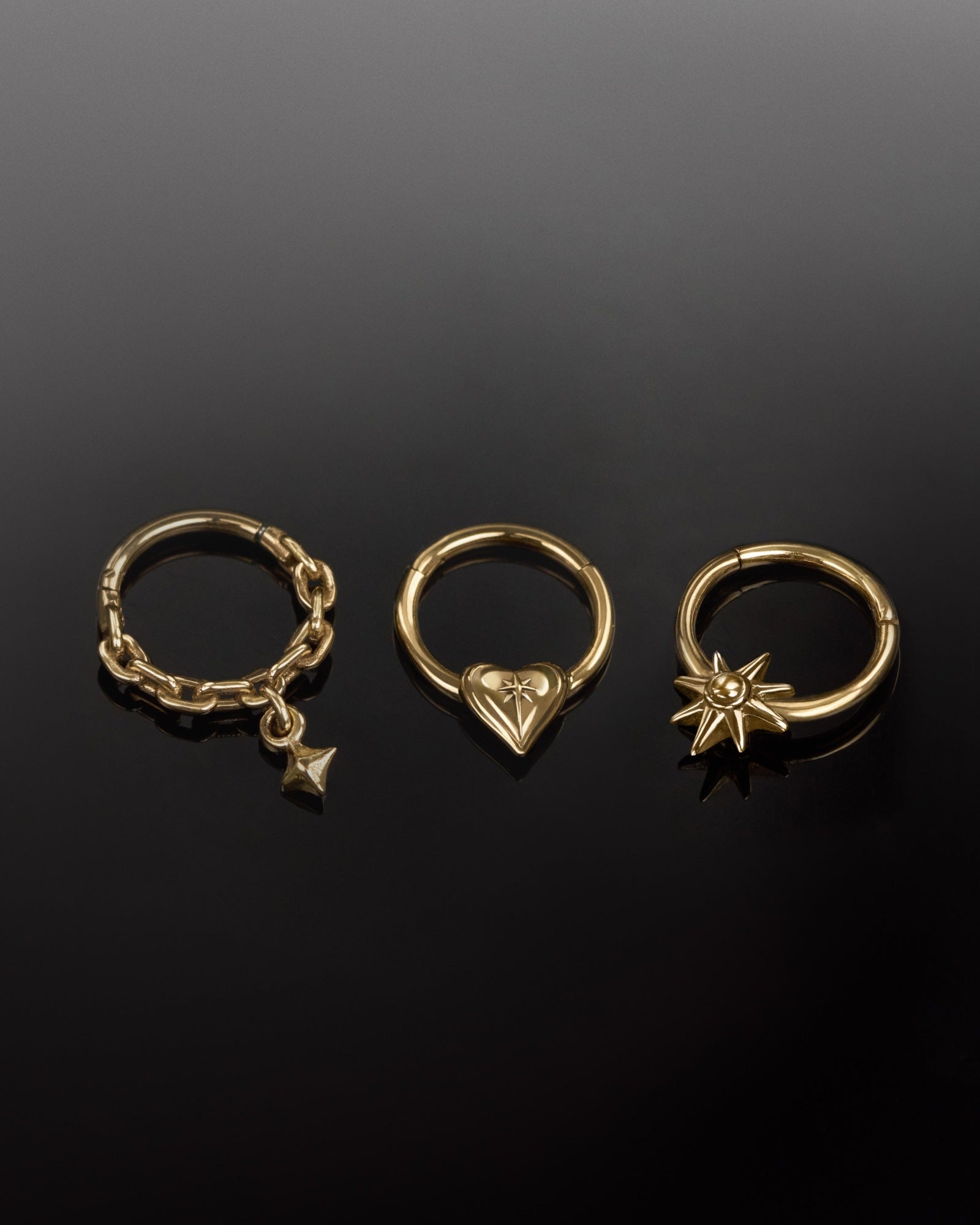 Sanctum Heart Clicker-Clickers- Gold - 9mm - Ask & Embla
