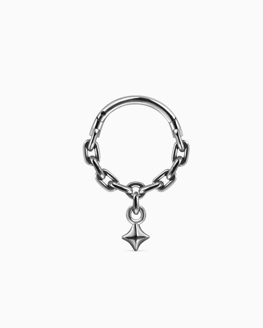 Sanctum Stardust Chain Drop Clicker-Clickers- Silver - 9mm - Ask & Embla