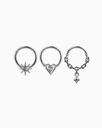 Sanctum Clicker Set-Clickers- Silver - 9mm - Ask & Embla