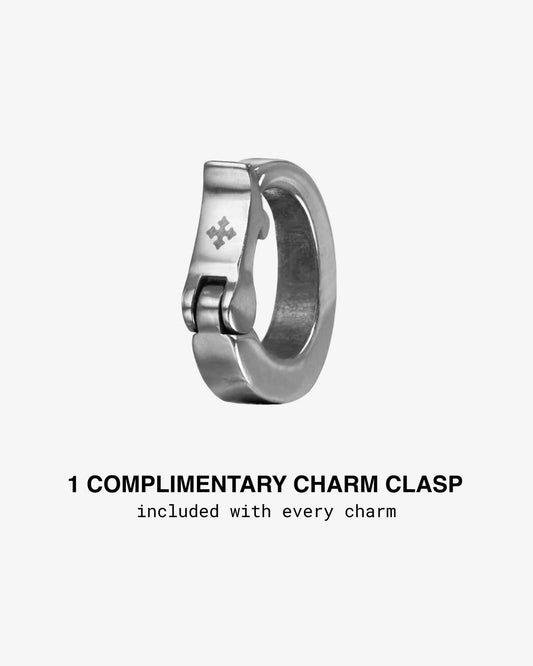 Blackletter Charms - E-Charms- Silver - - Ask & Embla
