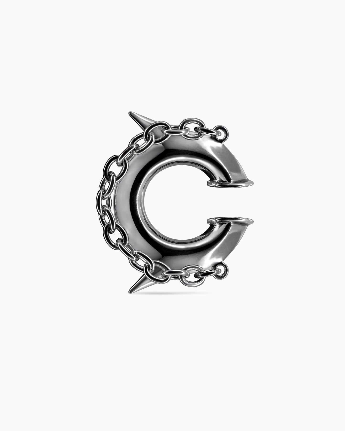 Exe Chain Ear Cuff-Ear Cuff- Silver - - Ask & Embla