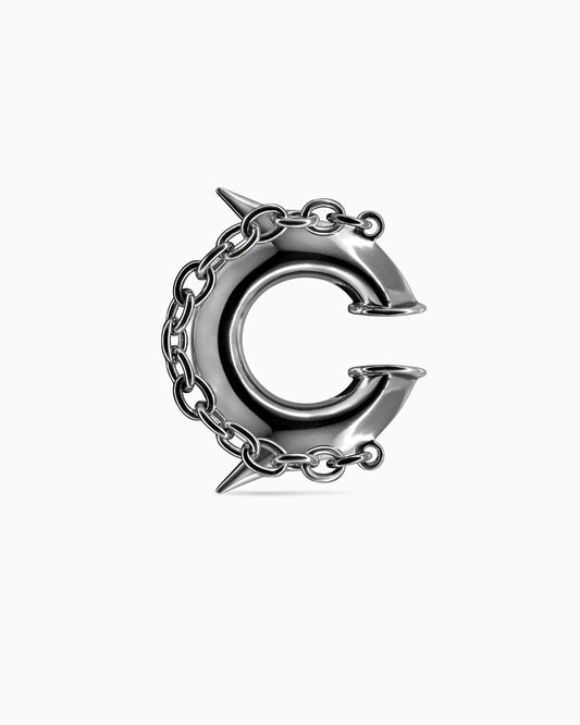 Exe Chain Ear Cuff-Ear Cuff- Silver - - Ask & Embla