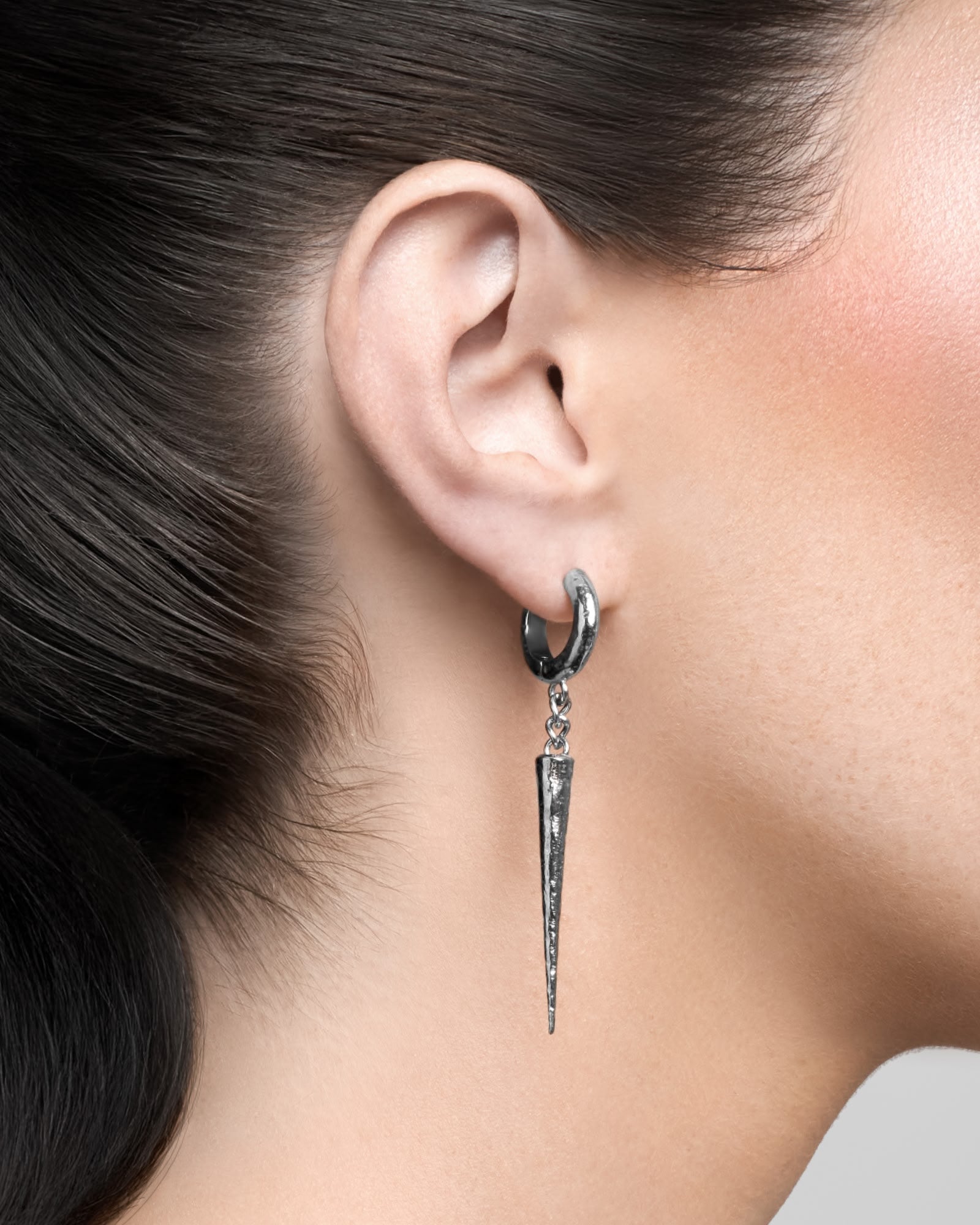 STALACTITE Earrings-Ear Dangles- Silver - - Ask & Embla