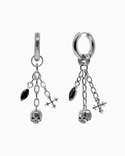 Memento earrings-Ear Dangles- Silver - - Ask & Embla