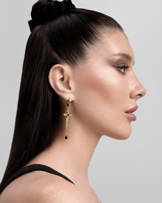 Illyria Eternal Earrings-Ear Dangles- Silver - - Ask & Embla