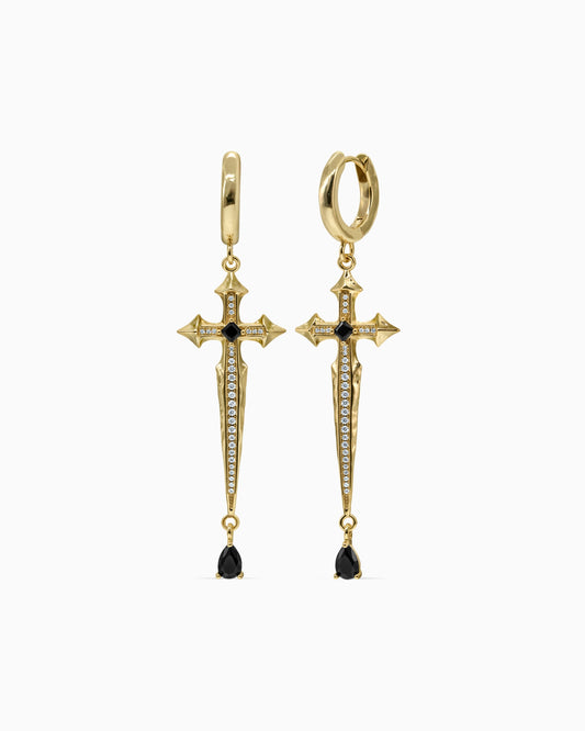 Illyria Eternal Earrings-Ear Dangles- Gold - - Ask & Embla