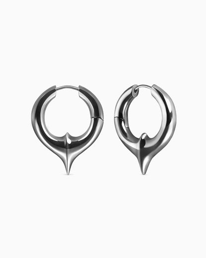 Covenant Earrings-Ear Hoops- Silver - - Ask & Embla