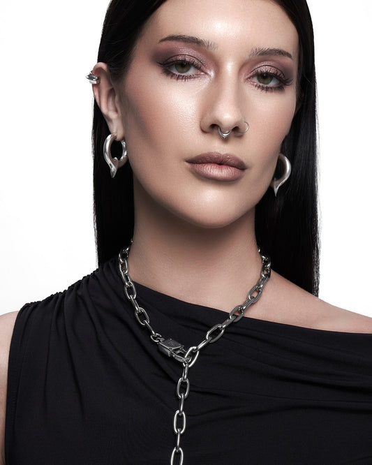 Covenant Earrings-Ear Hoops- Silver - - Ask & Embla