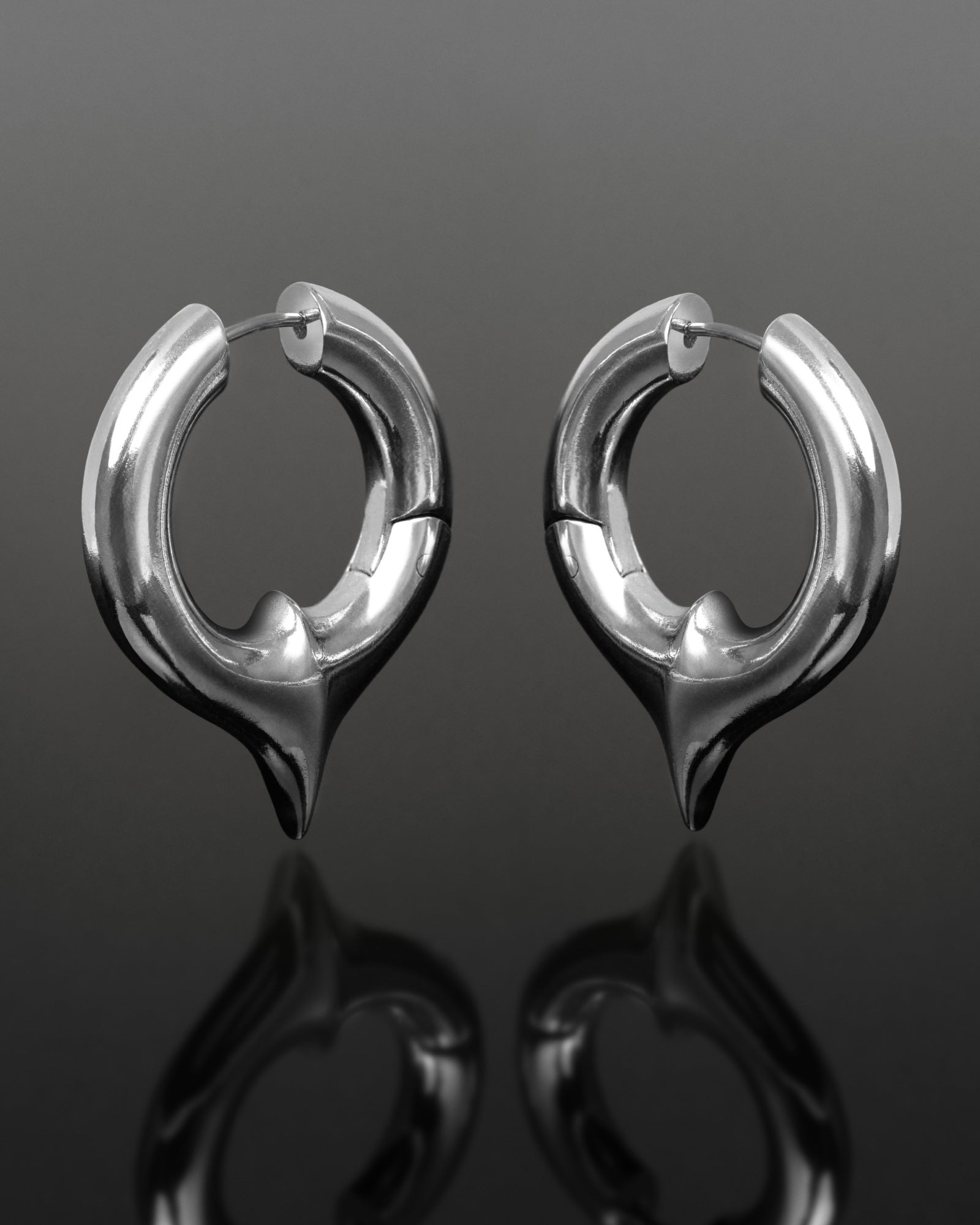 Covenant Earrings-Ear Hoops- Silver - - Ask & Embla