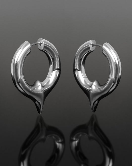 Covenant Earrings-Ear Hoops- Silver - - Ask & Embla
