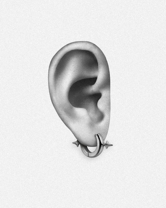 GENESIS Earrings-Ear Huggies- Silver - - Ask & Embla
