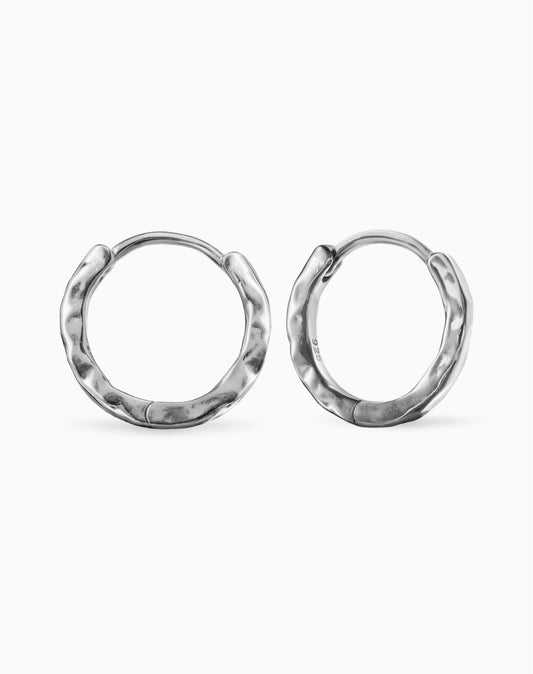 Synthesis Earrings No. 1-Ear Huggies- Silver - - Ask & Embla