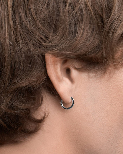 Synthesis Earrings No. 1-Ear Huggies- Silver - - Ask & Embla