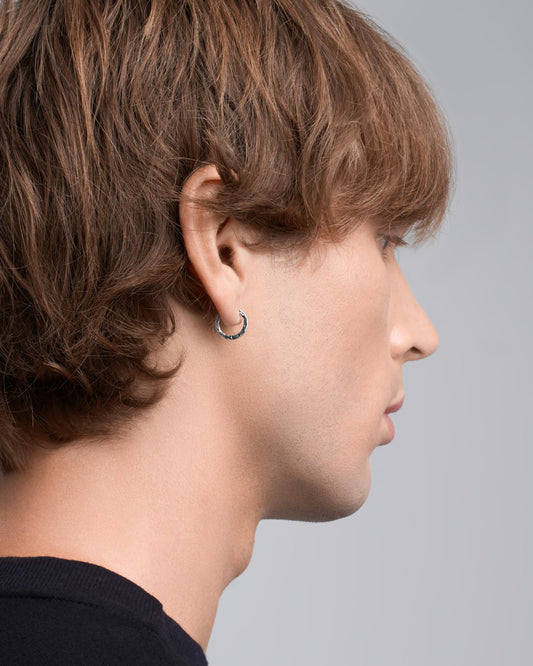 Synthesis Earrings No. 1 – 925 Silver-Ear Huggies- Gold - - Ask & Embla