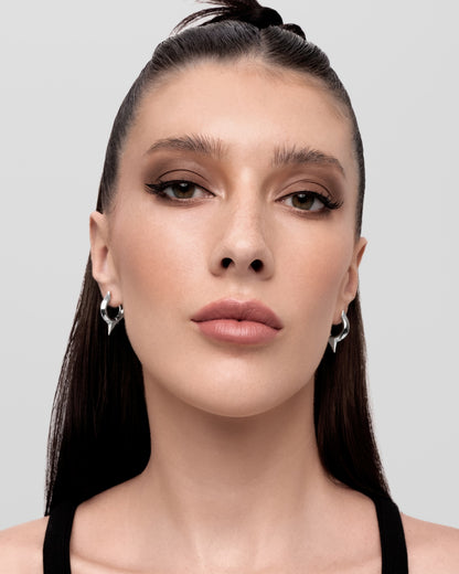 Comet Earrings-Ear Hoops- Silver - - Ask & Embla