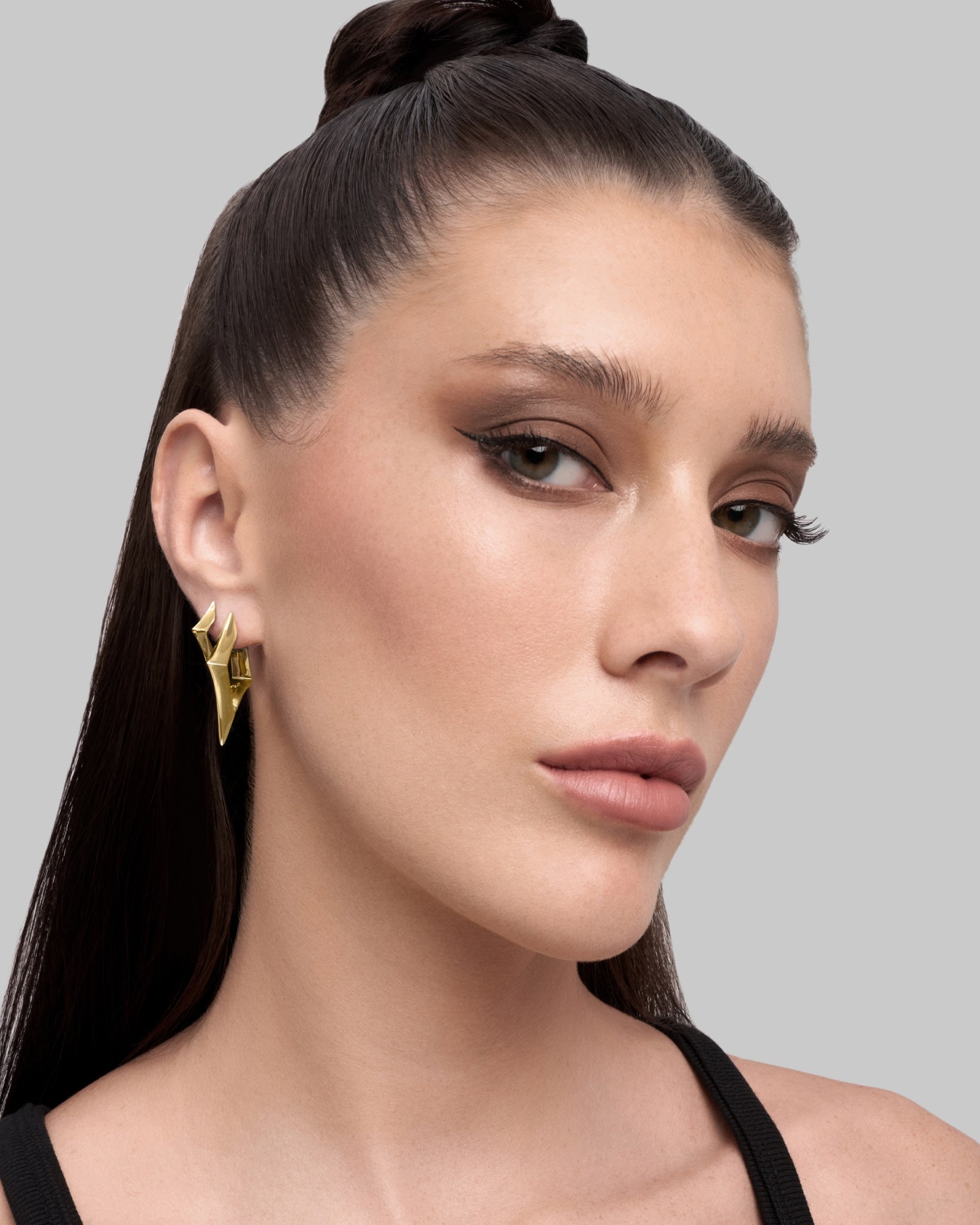 Volt Mini Earrings-Ear Huggies- Silver - - Ask & Embla