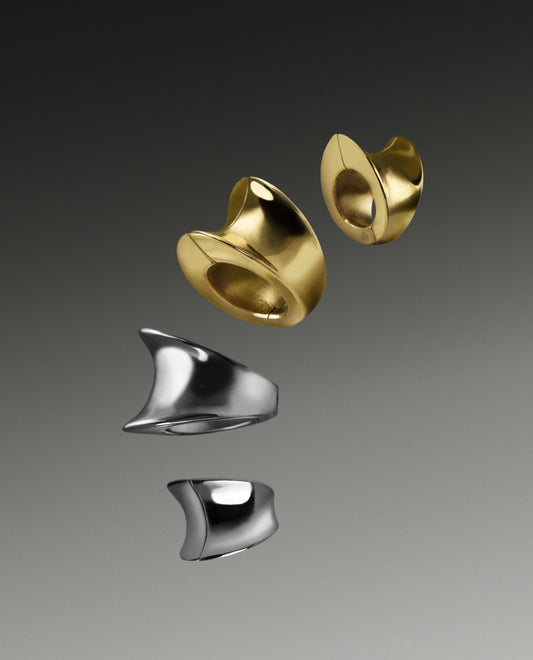Ark Lobe Cuffs™-Lobe Cuffs™- Gold - 6mm - Ask & Embla