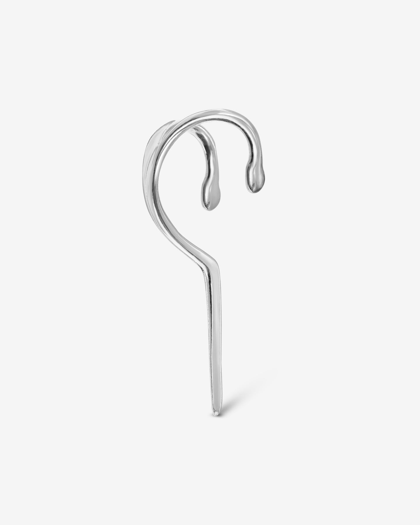 Ophidian Lip Cuff-Lip Cuff- Silver - - Ask & Embla