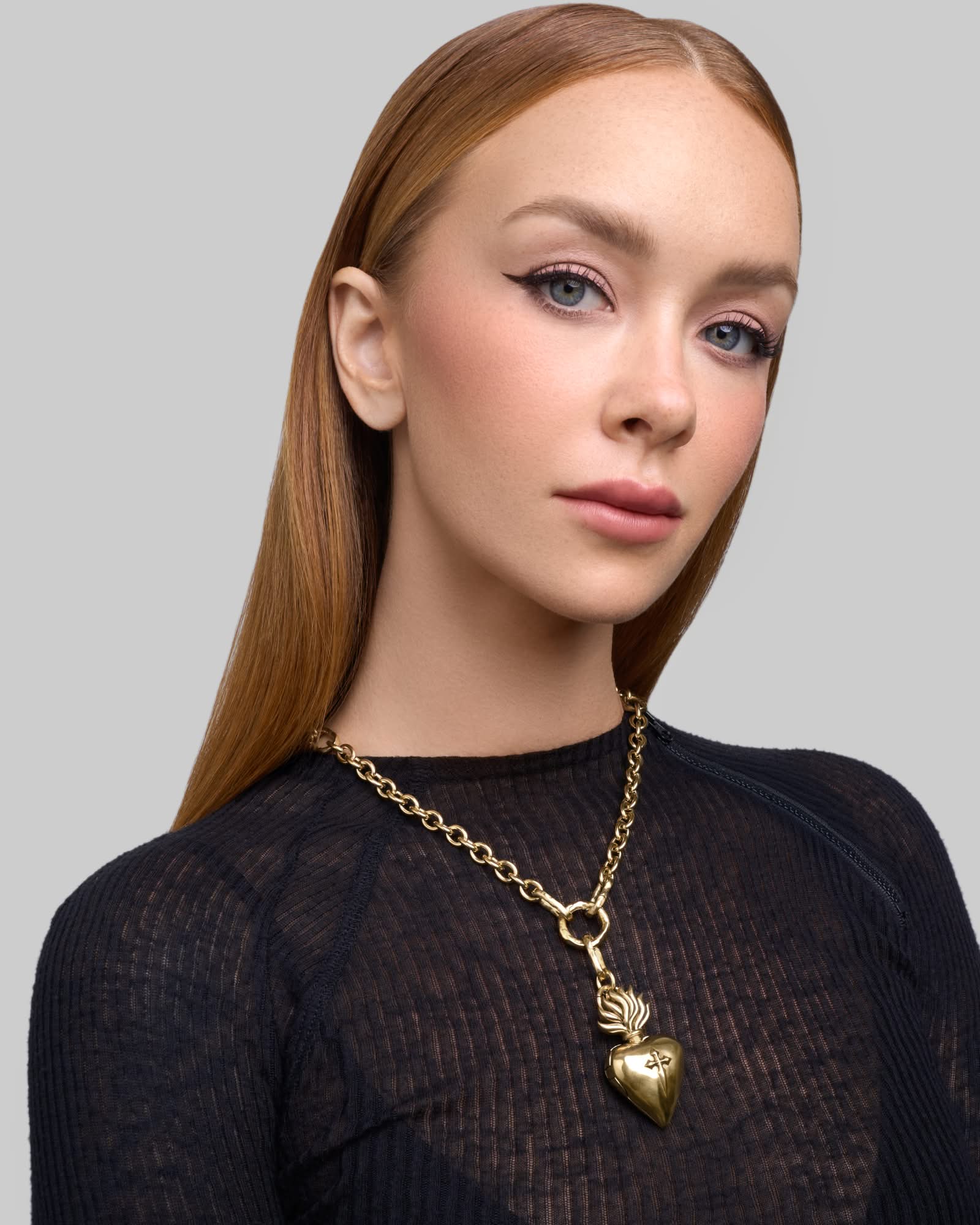 The Sacrament Locket Necklace-Pendant Necklaces- Gold - - Ask & Embla