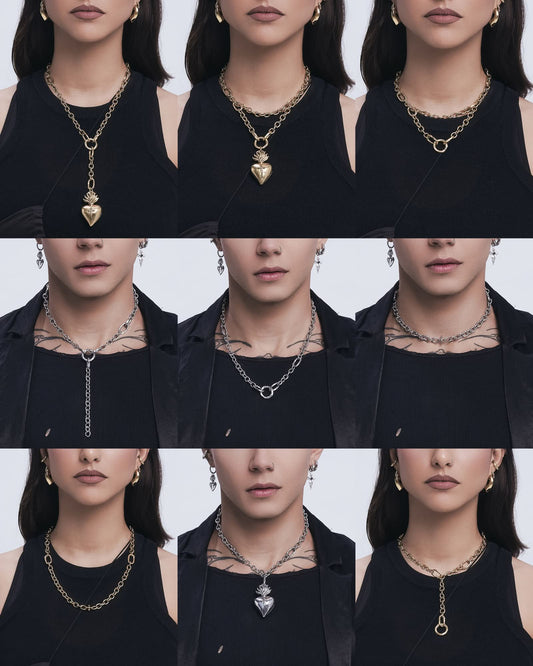 The Sacrament Locket Necklace-Pendant Necklaces- Gold - - Ask & Embla
