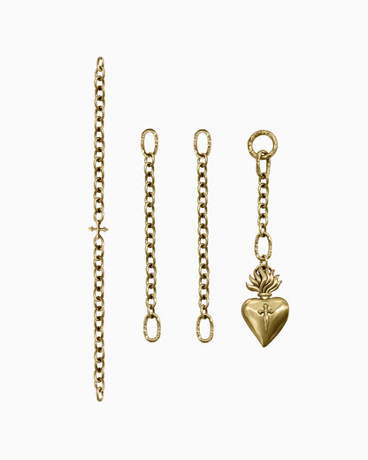 The Sacrament Locket Necklace-Pendant Necklaces- Gold - - Ask & Embla