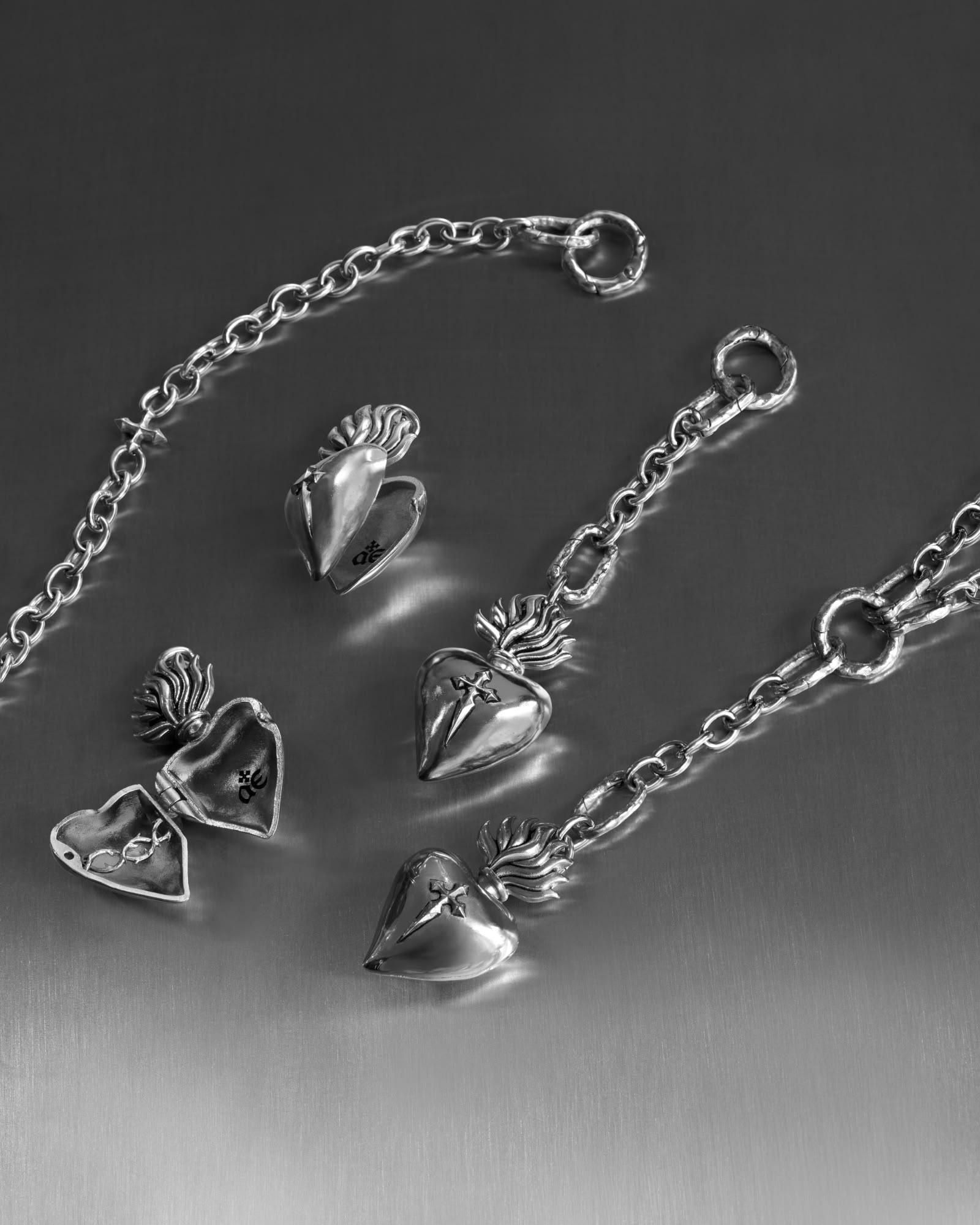 The Sacrament Locket Necklace-Pendant Necklaces- Gold - - Ask & Embla