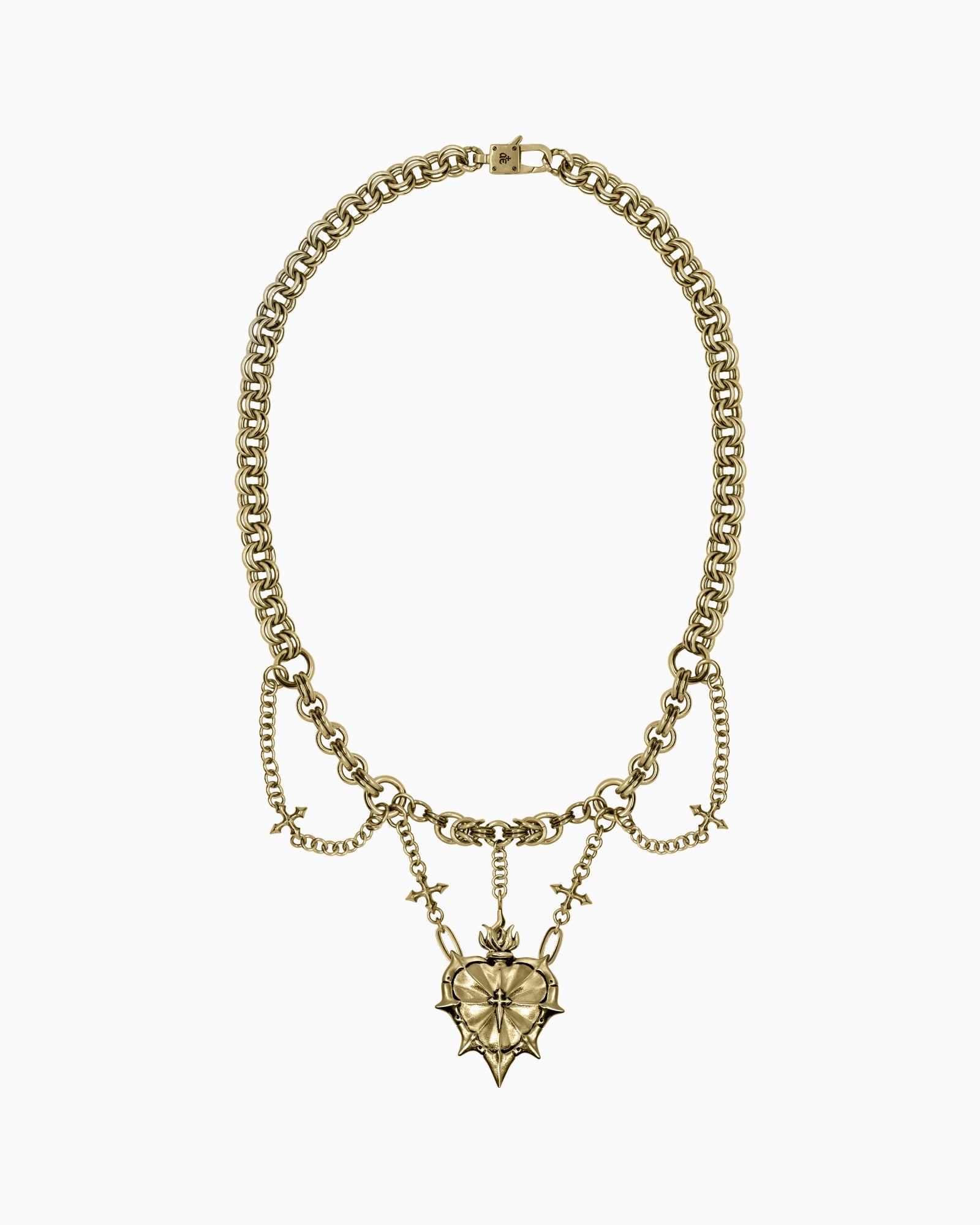 THE SACRILEGE ECCLESIA Necklace-Pendant Necklace- Silver - - Ask & Embla