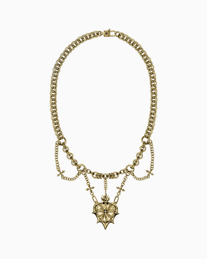 THE SACRILEGE ECCLESIA Necklace-Pendant Necklace- Silver - - Ask & Embla