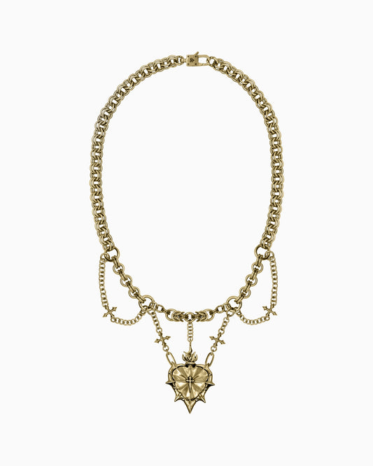THE SACRILEGE ECCLESIA Necklace-Pendant Necklace- Silver - - Ask & Embla