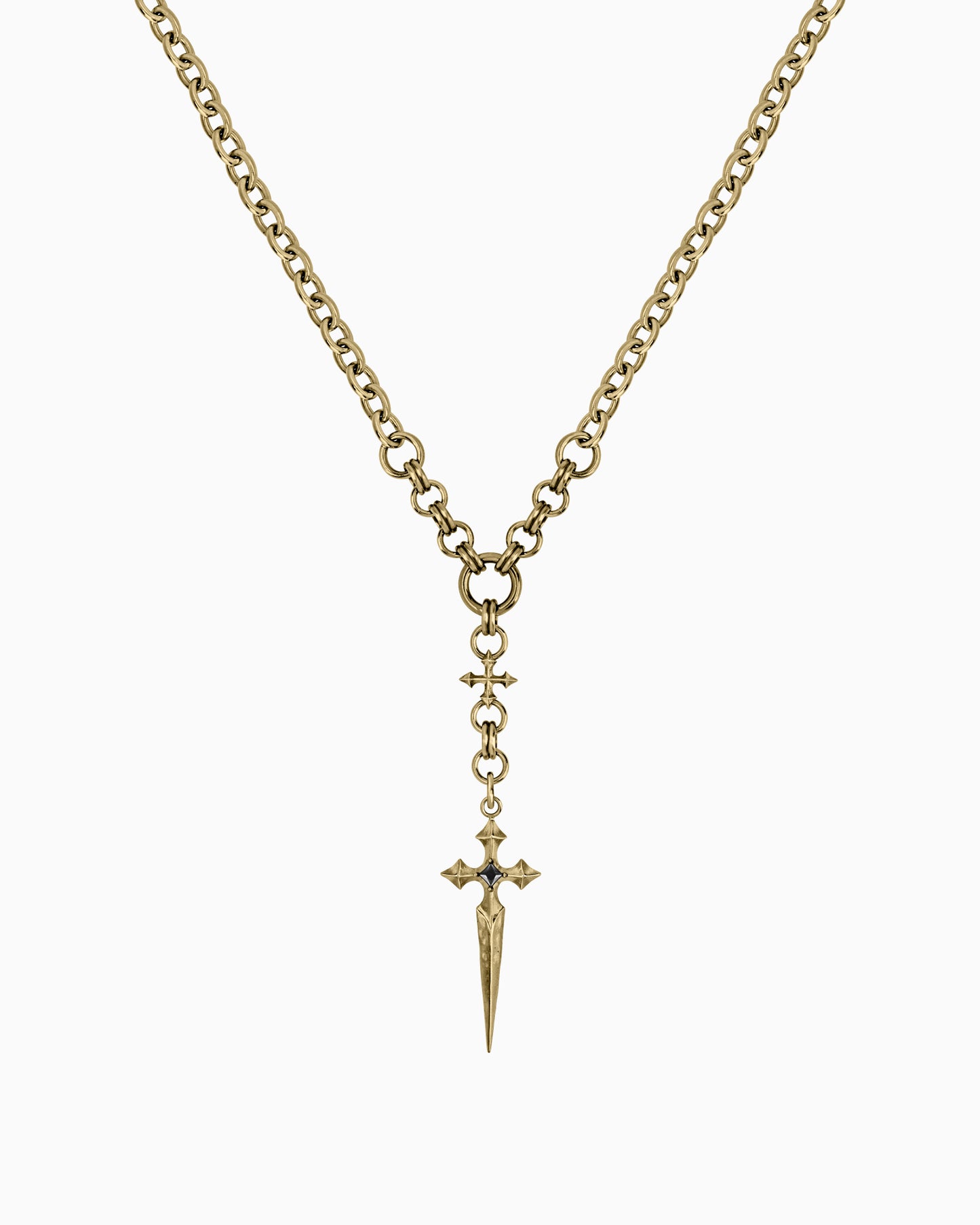 Illyria Necklace-Pendant Necklace- Gold - - Ask & Embla