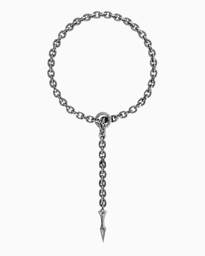 ABSIT OMEN Amulet Necklace-Pendant Necklace- Silver - - Ask & Embla
