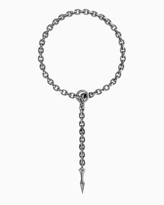 ABSIT OMEN Amulet Necklace-Pendant Necklace- Silver - - Ask & Embla
