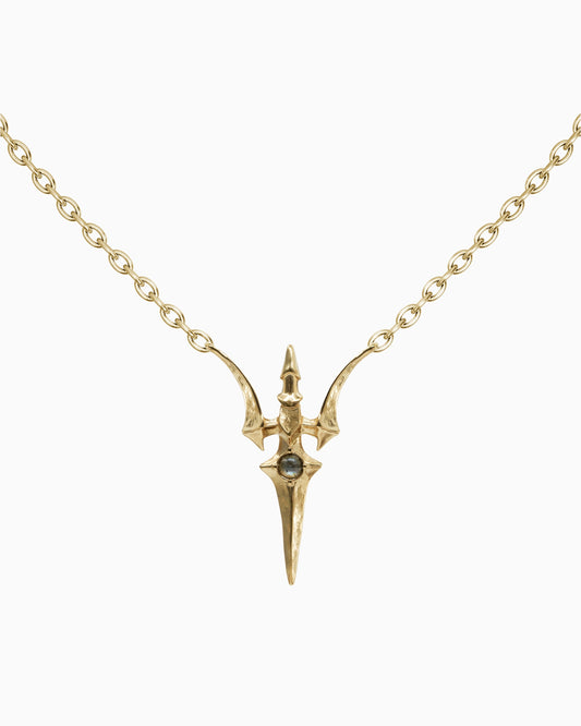 Valkyrie necklace-Pendant Necklaces- Gold - - Ask & Embla