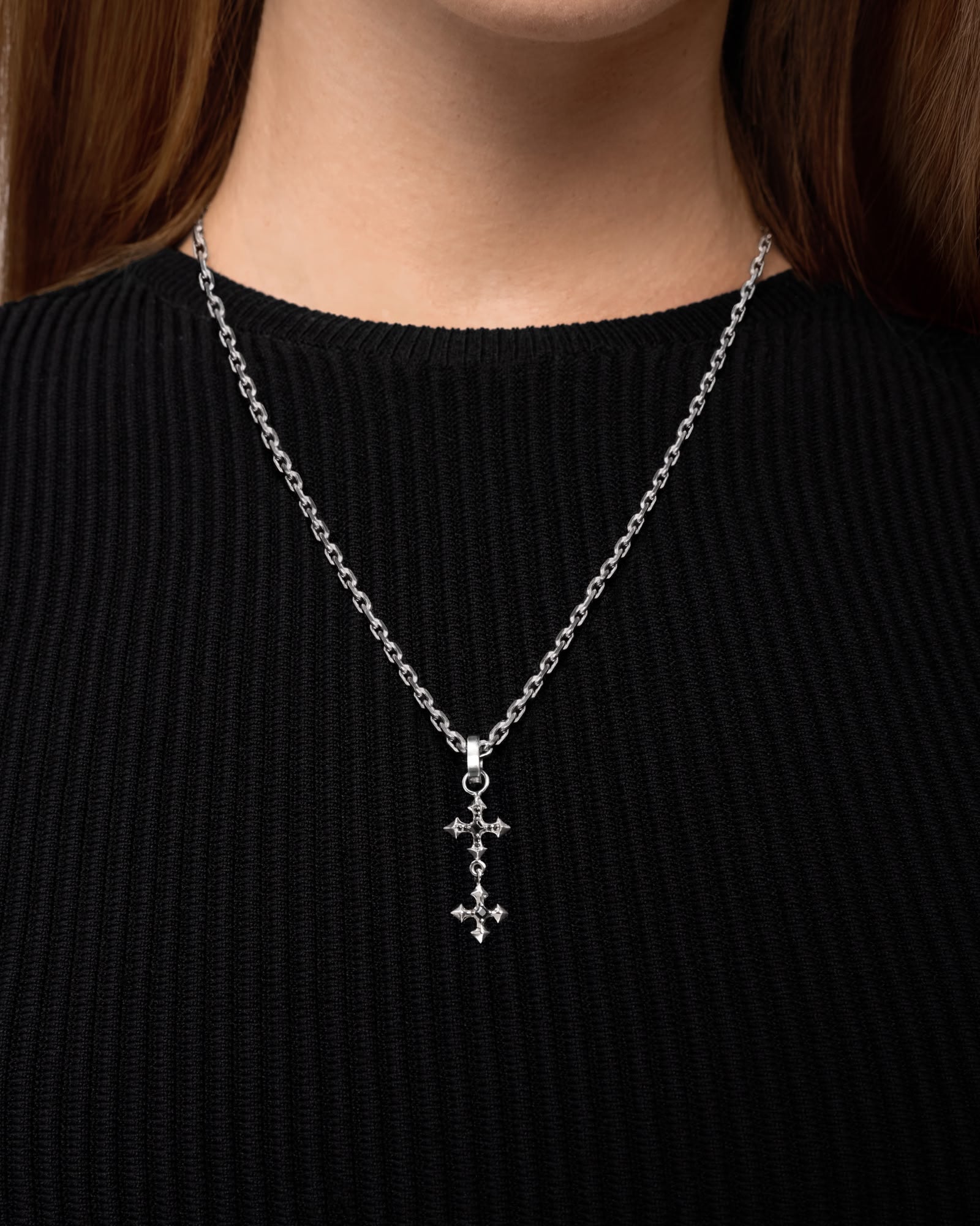 Synth Necklace - 925 silver and Twin Sigil charm bundle-Chain Necklaces- - - Ask & Embla