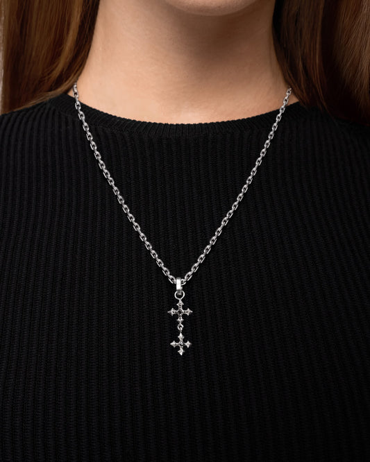 Synth Necklace - 925 silver and Twin Sigil charm bundle-Chain Necklaces- - - Ask & Embla